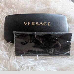 Versace, Eyeglass Case with Microfiber Cloth